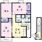 アンプルールⅡの間取り画像