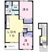 アビタシオンⅠの間取り画像
