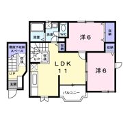 アフロスコートの間取り画像