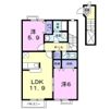 カ－サエスタ弐番館の間取り画像