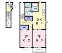 ソレアード・パティオBの間取り画像