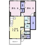 シャトーレイト自由ヶ丘の間取り画像