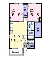 エスペランサAの間取り画像