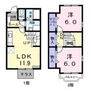エスペランサBの間取り画像