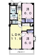 キャッスルタルイ参番館の間取り画像