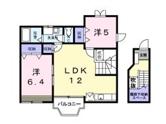 アヴニール Sの間取り画像