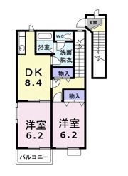 トゥルーランド錦Aの間取り画像