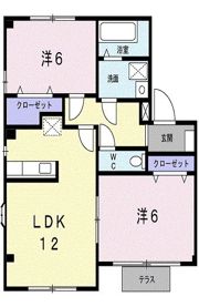 エンゼルウイングの間取り画像