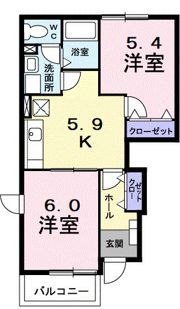 ベルドミールの間取り画像