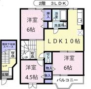 ハピネス・コバの間取り画像