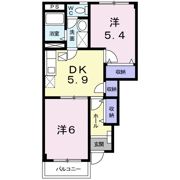 セレッソ十日市B棟の間取り画像