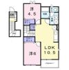 パークハイツ亀岡Bの間取り画像