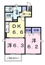 ポートヒルズ．ヴィラAの間取り画像