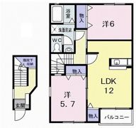 アルエット グランディールの間取り画像