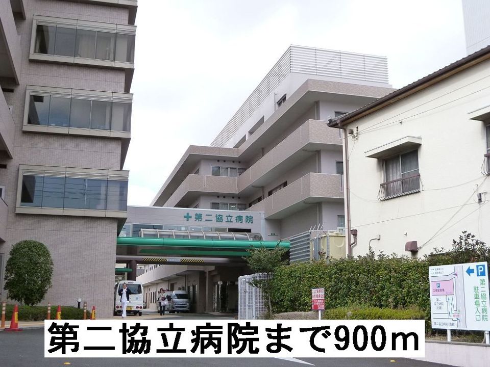 近くの病院まで900m（徒歩12分）