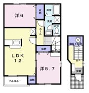 ロジュマン M＆Aの間取り画像