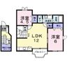 プリエール Bの間取り画像