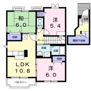 エピナール弐番館の間取り画像