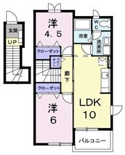 クレアコートⅡの間取り画像