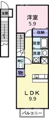 プロスペールDP Bの間取り画像