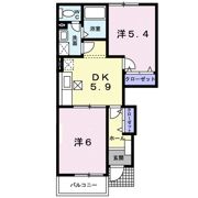 クレセントの間取り画像
