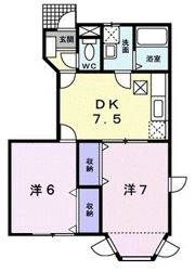 スカイビレッジCの間取り画像