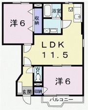 クレストールJ＆Nの間取り画像
