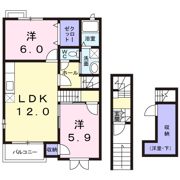 パスィオンⅡの間取り画像