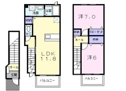 サンレージKの間取り画像