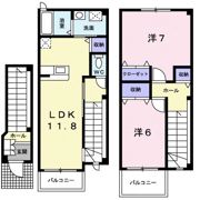 シャンメゾンS＆Yの間取り画像