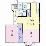 メゾンパルテール2の間取り画像