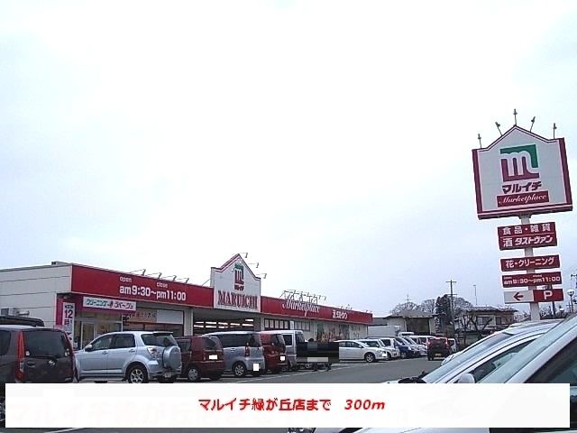 近くのマルイチ緑が丘店まで300m(徒歩4分)