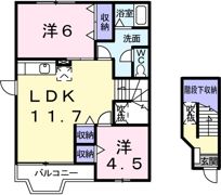 サニーパレスAの間取り画像
