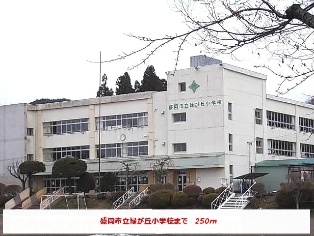 近くの緑が丘小学校まで250m（徒歩4分）