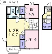 クレッシェンドの間取り画像