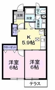 メリースクエアセブンの間取り画像