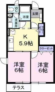 メリースクエアセブンの間取り画像
