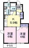 メリースクエアセブンの間取り画像