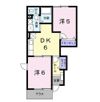 セゾン芝原Aの間取り画像
