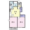 セゾン芝原Bの間取り画像