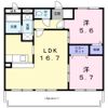 エレガントコンドミニアム叶の間取り画像