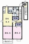 メゾン・アンソレイエの間取り画像