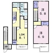 ファミールBの間取り画像