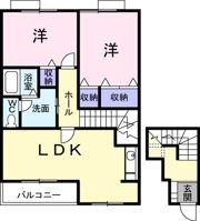 レジデンス・Fの間取り画像