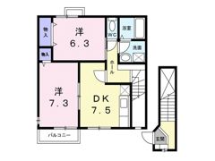 ボヌール・シャンテの間取り画像