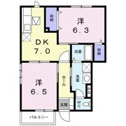 ソレアードアパルタメントの間取り画像