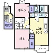 ぴあ・諏訪の森の間取り画像