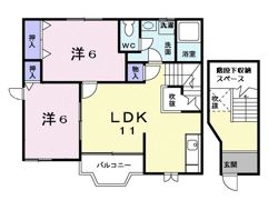 コテーシ゛・彩の間取り画像