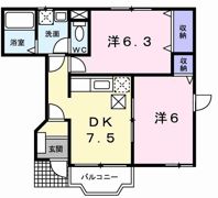 ヌゥベル アンリの間取り画像