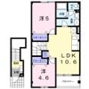 ブランドールA（奈良市二名）の間取り画像